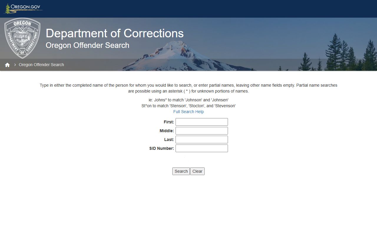 Yamhill County warrant search Oregon DOC offender search